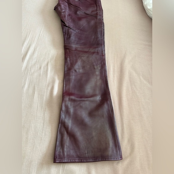 CLEMENTS byVAKKO. Genuine Leather pants - Picture 7 of 7